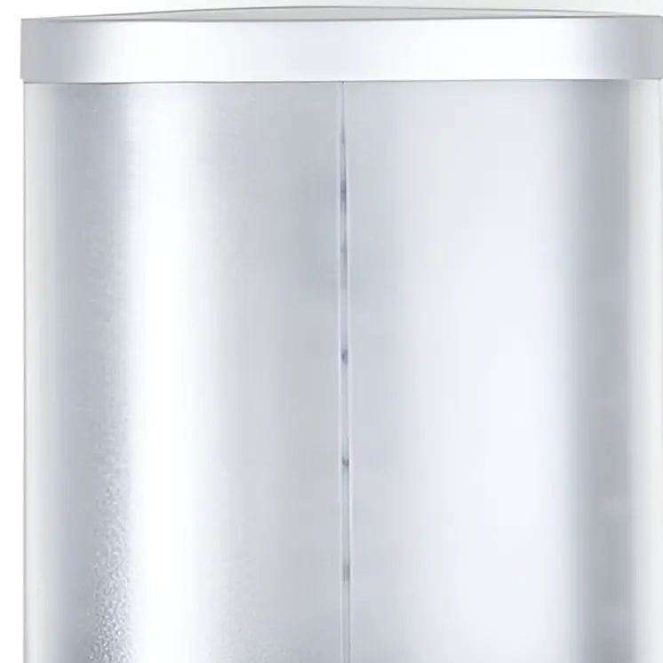 Gray Heavy Duty Plastic Two Chamber Wall Mount Soap Dispenser