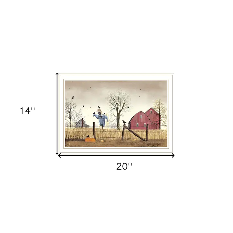 After the Harvest White Framed Wall Art
