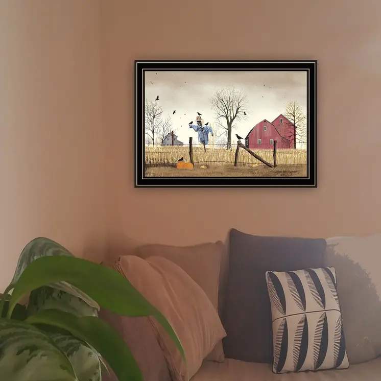 After the Harvest Black Framed Wall Art