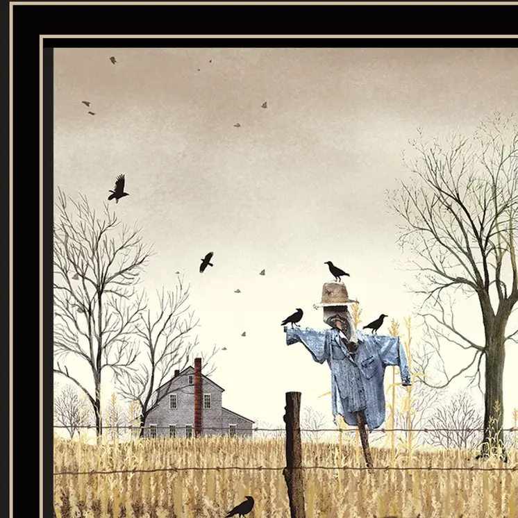 After the Harvest Black Framed Wall Art