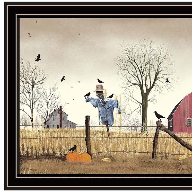 After the Harvest Black Framed Wall Art