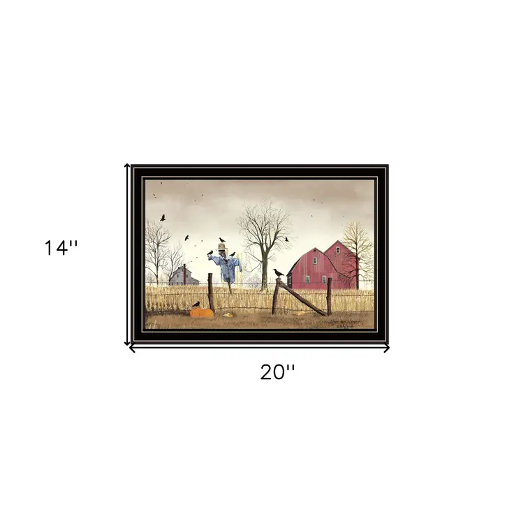 After the Harvest Black Framed Wall Art