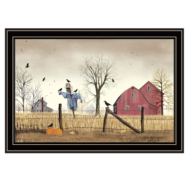 After the Harvest Black Framed Wall Art