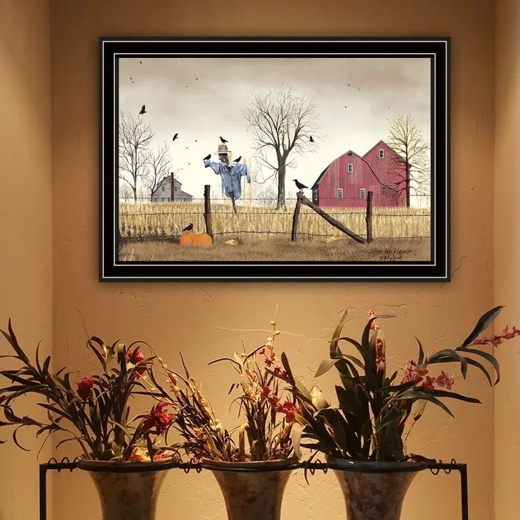 After the Harvest Black Framed Wall Art