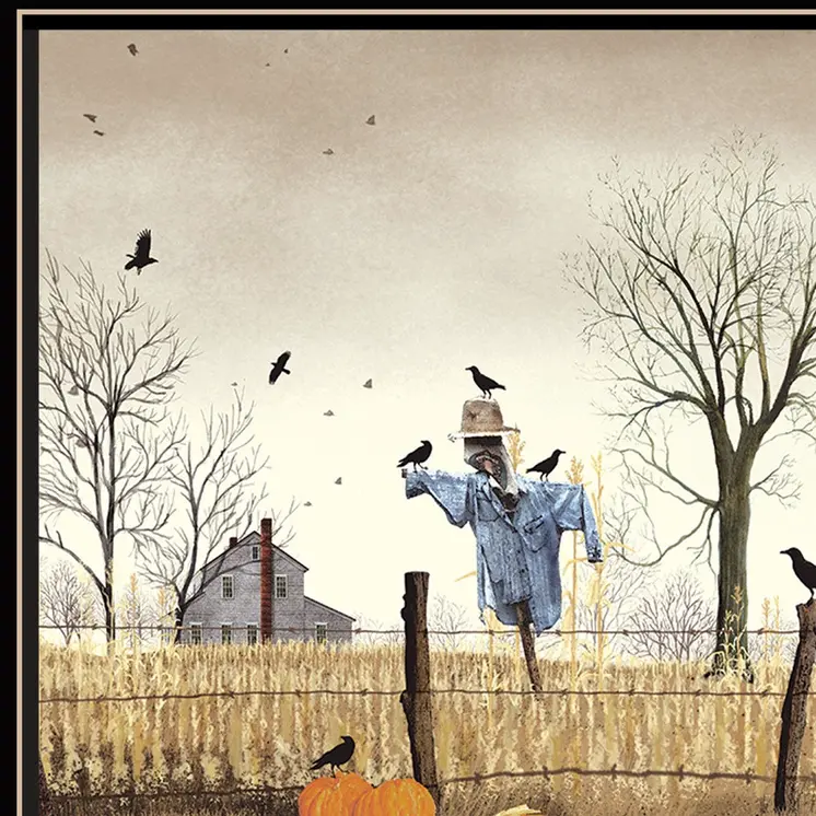 After the Harvest Black Framed Wall Art