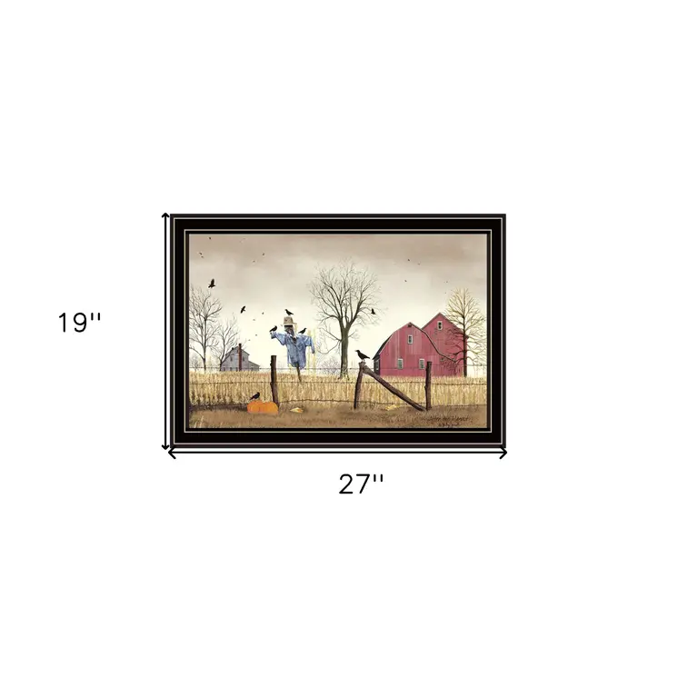 After the Harvest Black Framed Wall Art