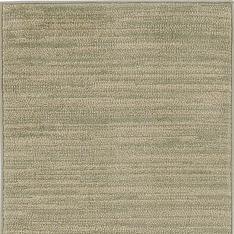 2' X 4' Green And Gold Abstract Indoor Outdoor Area Rug
