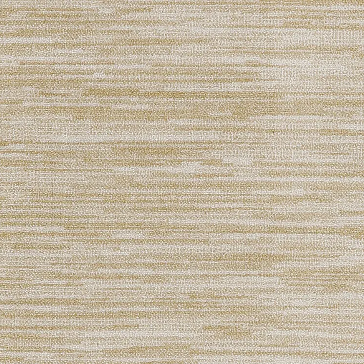 3' X 5' Ivory And Gold Abstract Indoor Outdoor Area Rug