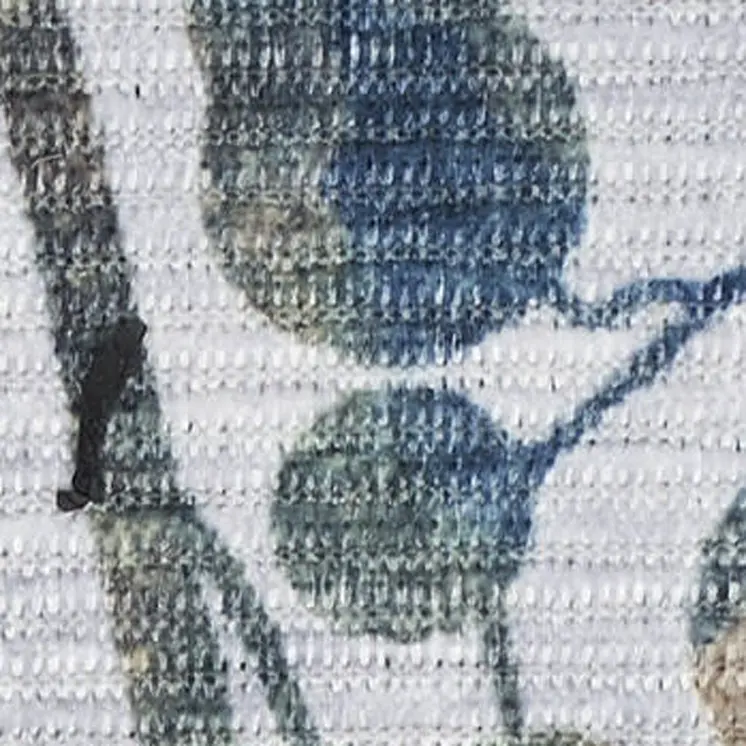 2' X 3' Blue Abstract Power Loom Area Rug