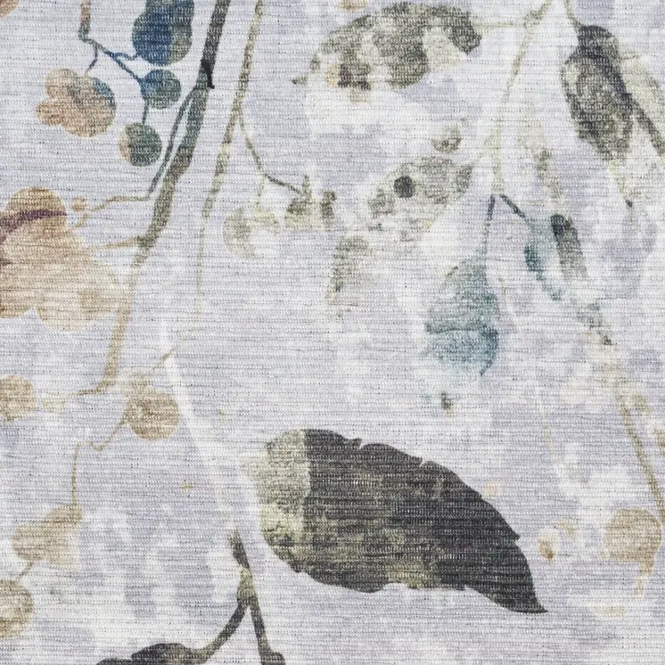 2' X 3' Blue Abstract Power Loom Area Rug