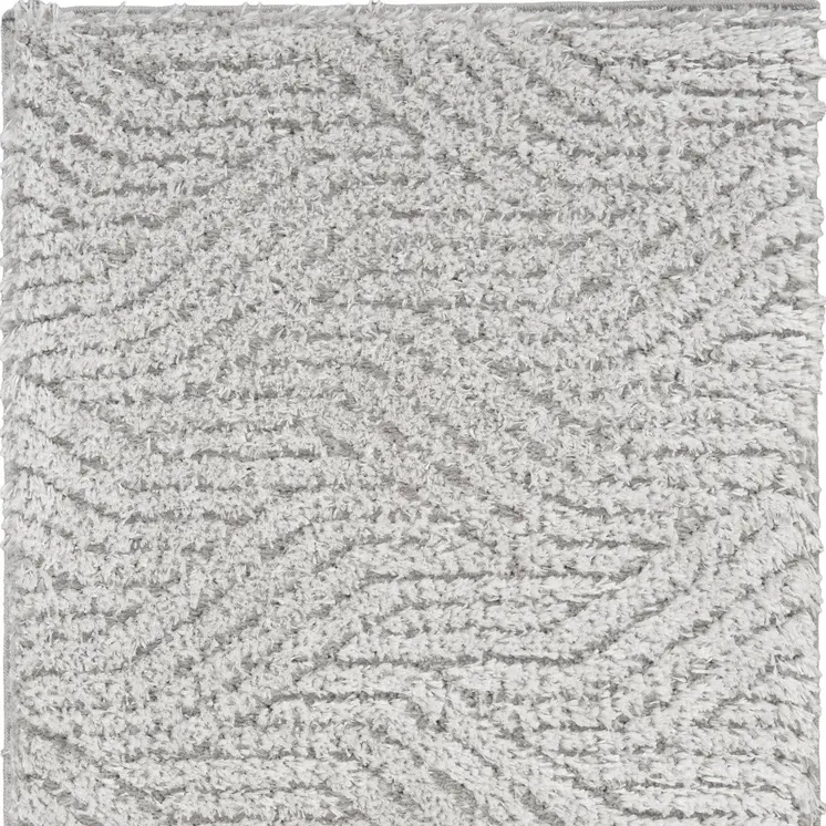 2' X 3' Gray Abstract Power Loom Area Rug