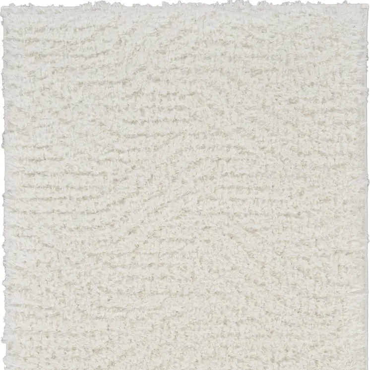 2' X 3' Ivory Abstract Power Loom Area Rug