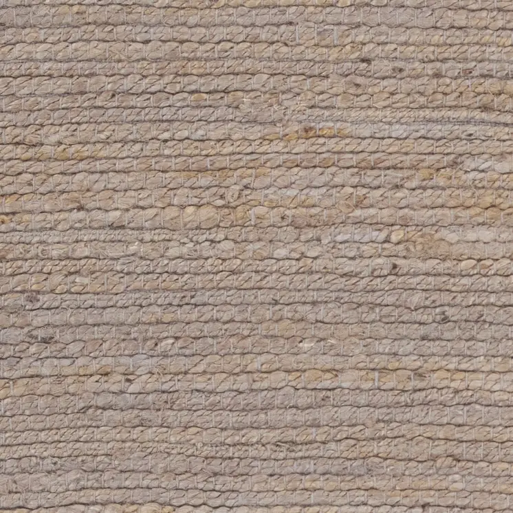 2' X 3' Gray Jute Hand Woven Area Rug