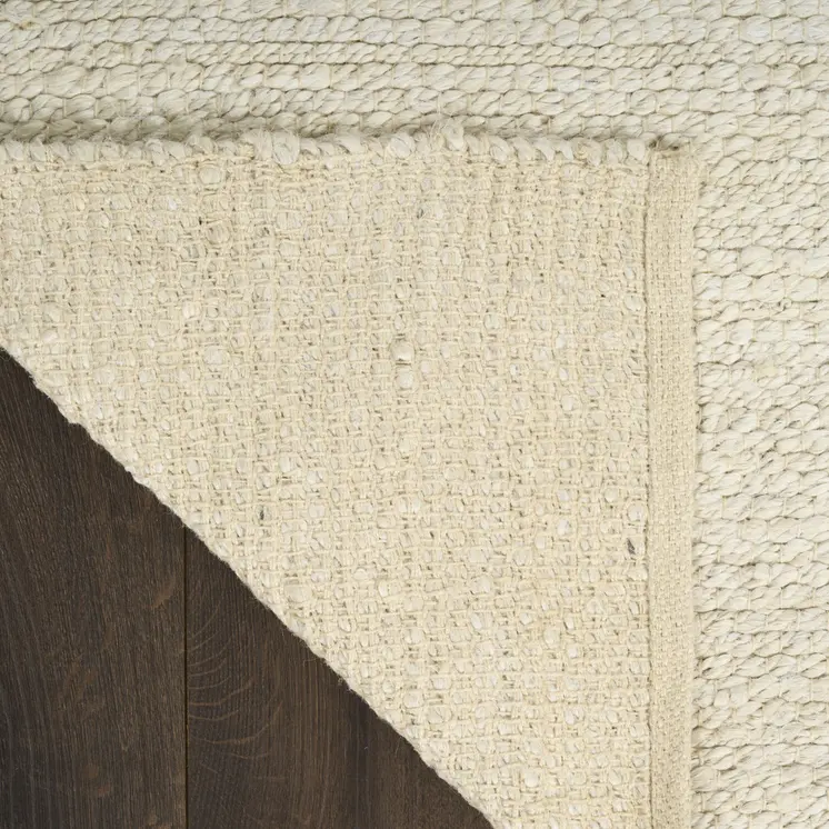 2' X 3' Ivory Jute Hand Woven Area Rug