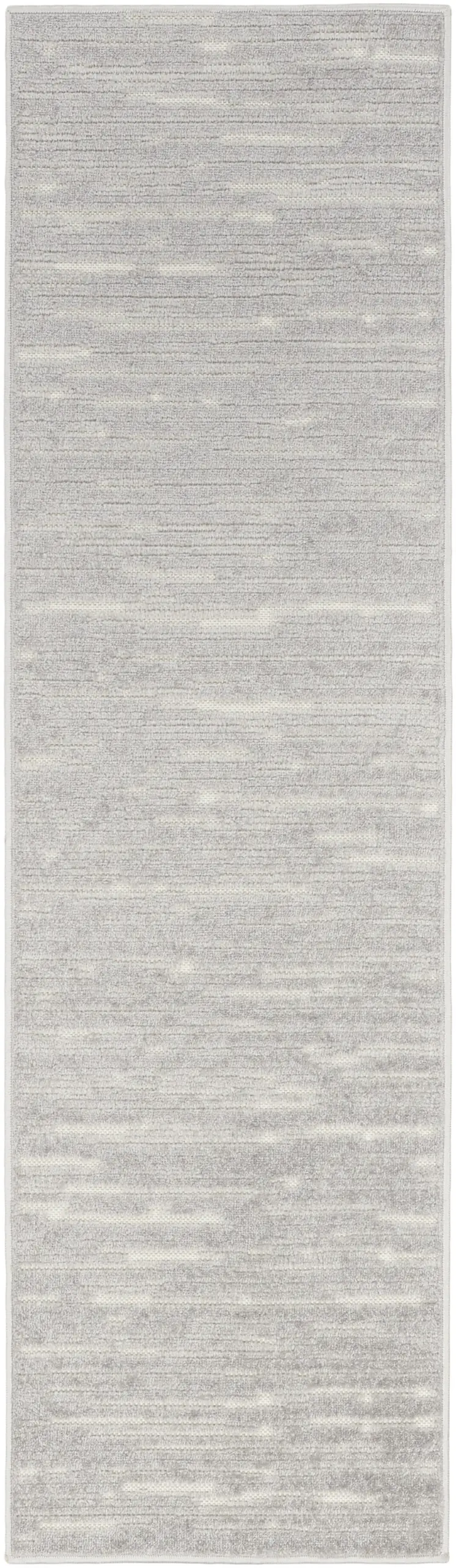 6' Blue Geometric Runner Rug