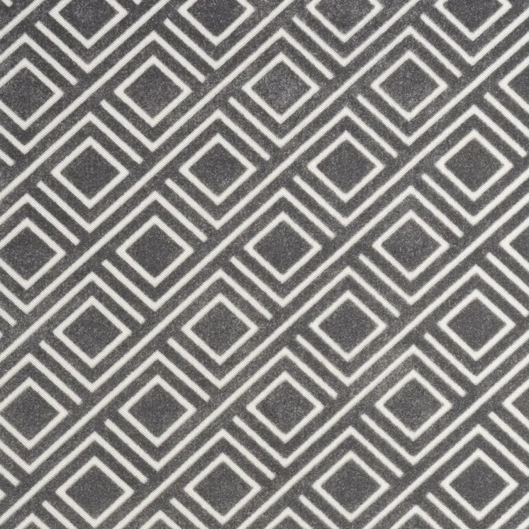 4' X 6' Gray Geometric Area Rug