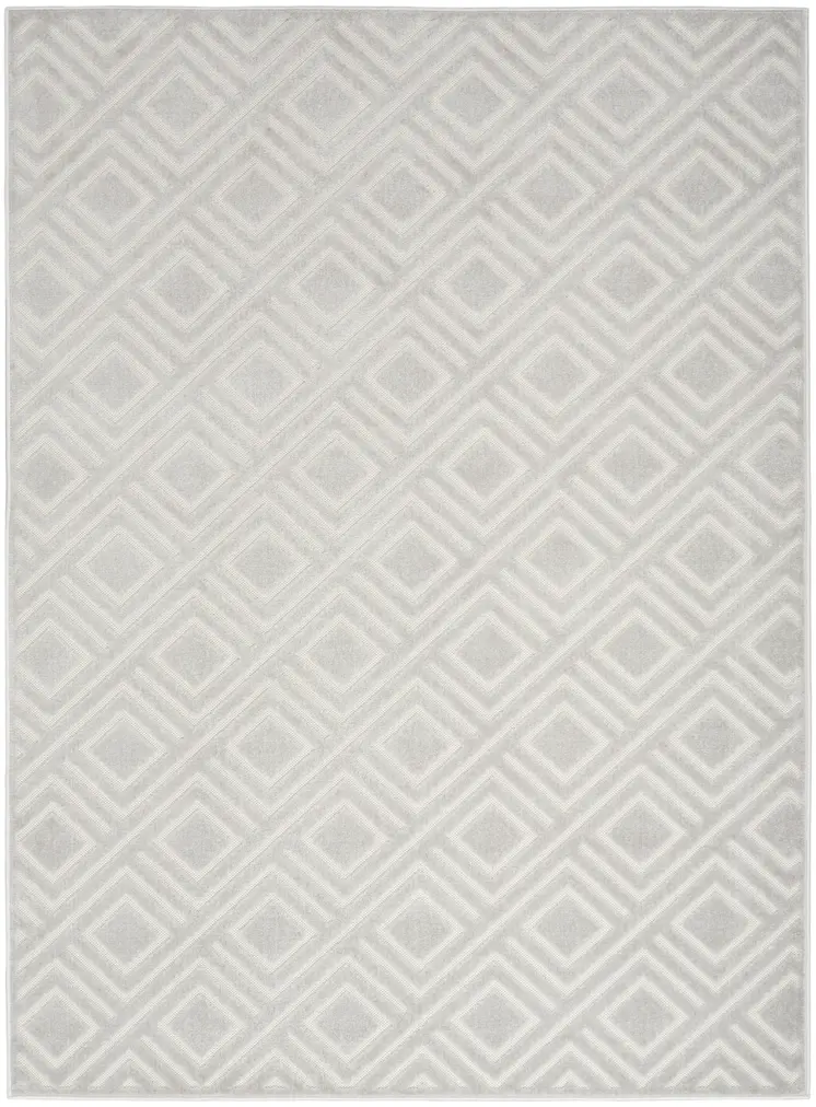 4' X 6' Gray Geometric Area Rug