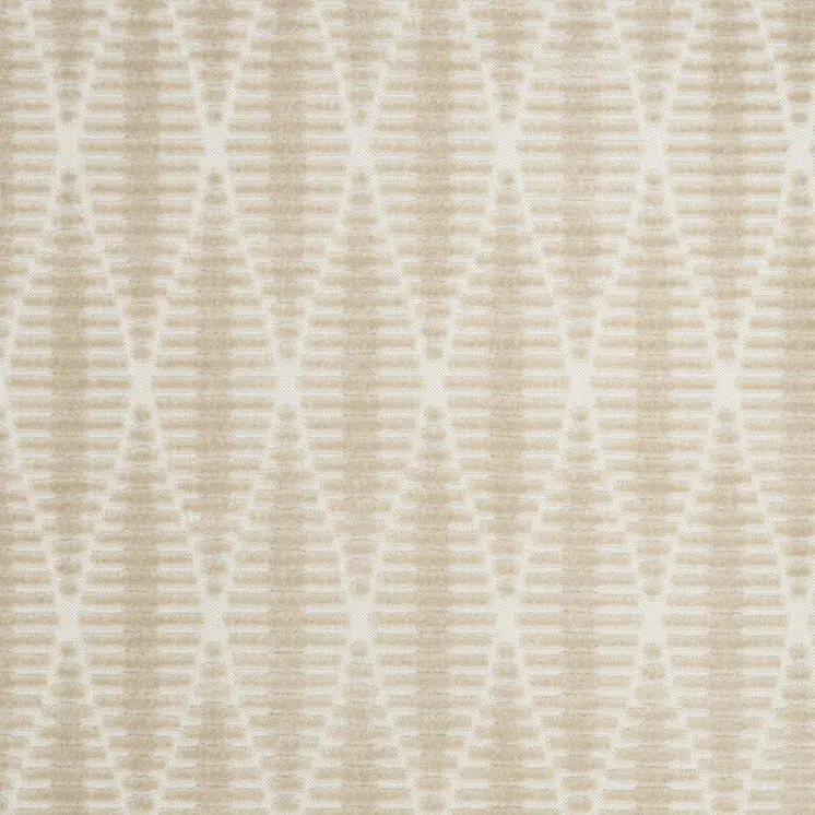4' X 6' Beige Geometric Area Rug