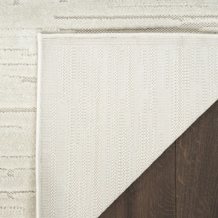 4' X 6' Beige Geometric Area Rug