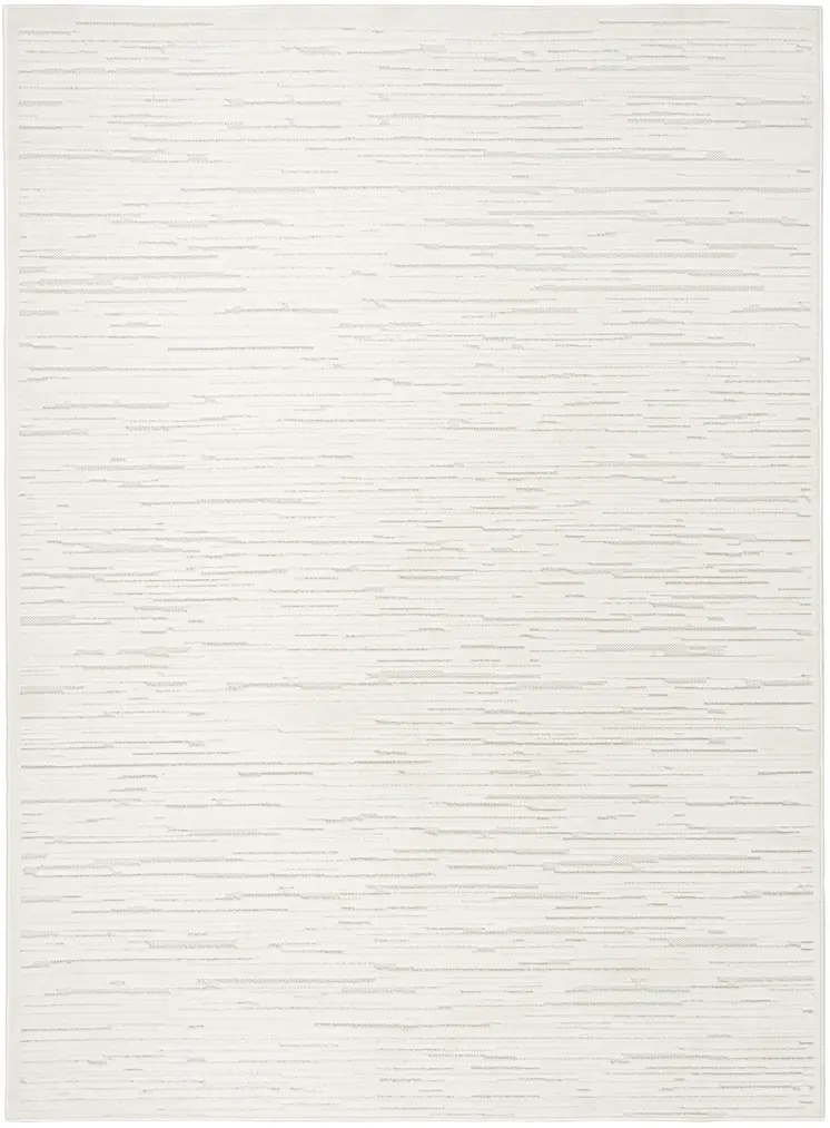 4' X 6' Ivory Geometric Area Rug