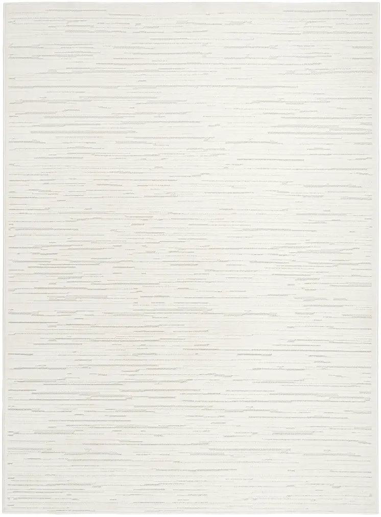 4' X 6' Ivory Geometric Area Rug