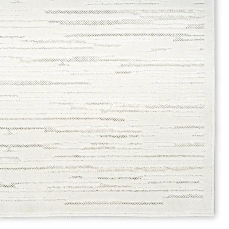 4' X 6' Ivory Geometric Area Rug