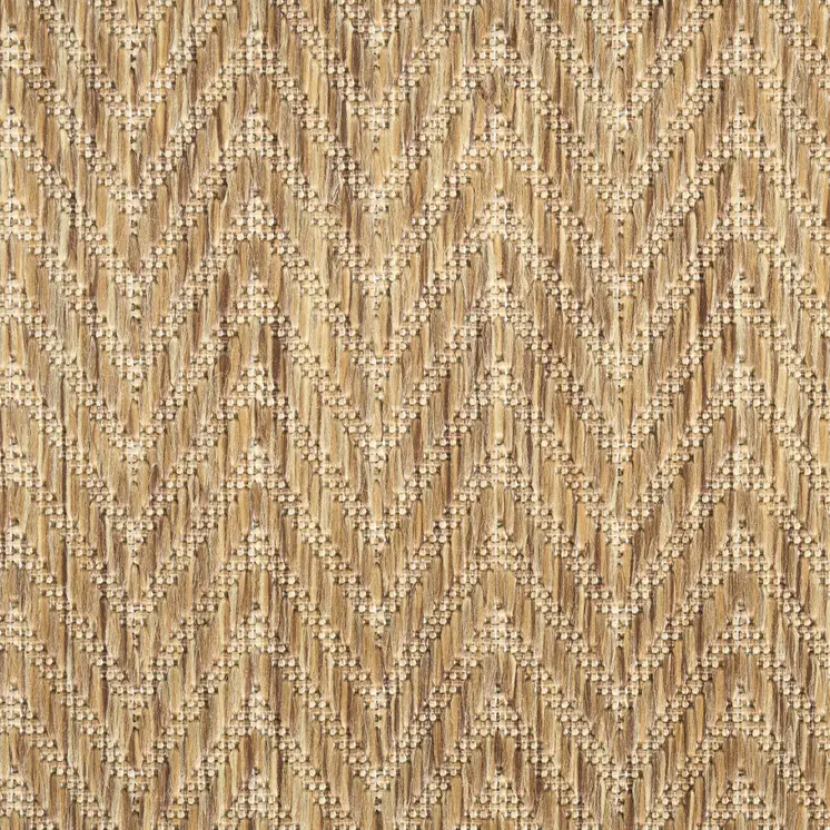 4' X 6' Natural Geometric Indoor Outdoor Area Rug