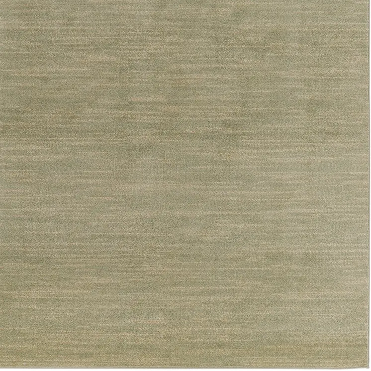 7' Green And Gold Square Abstract Indoor Outdoor Area Rug