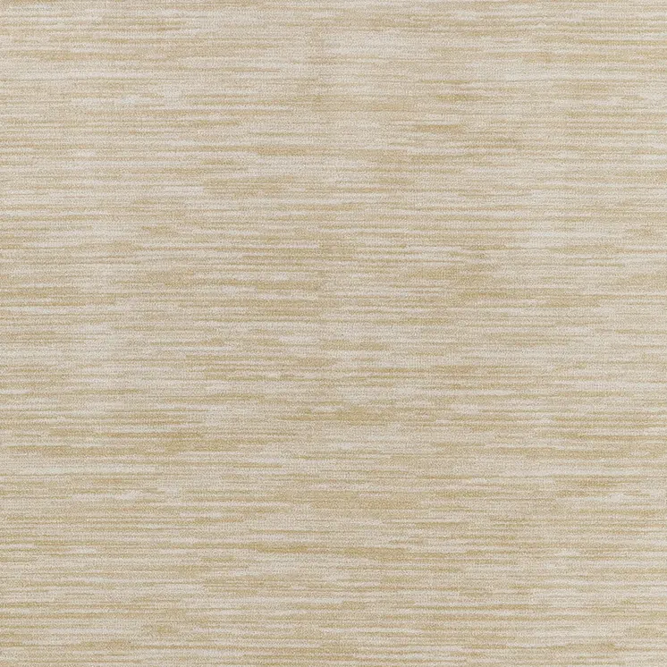 7' Ivory And Gold Square Abstract Indoor Outdoor Area Rug
