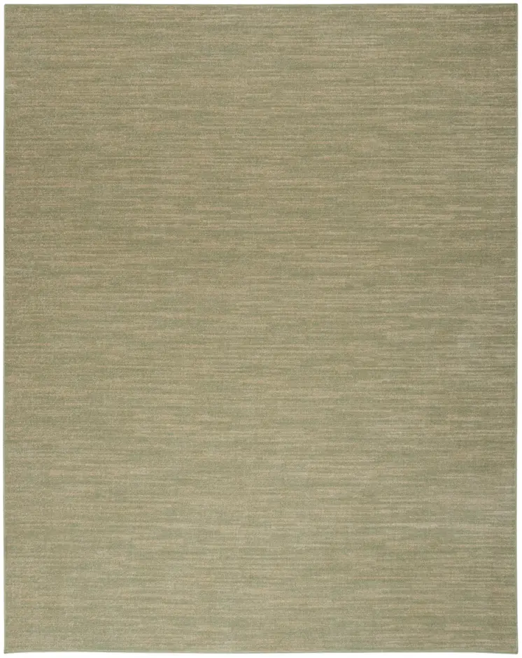 6' X 9' Green And Gold Abstract Indoor Outdoor Area Rug