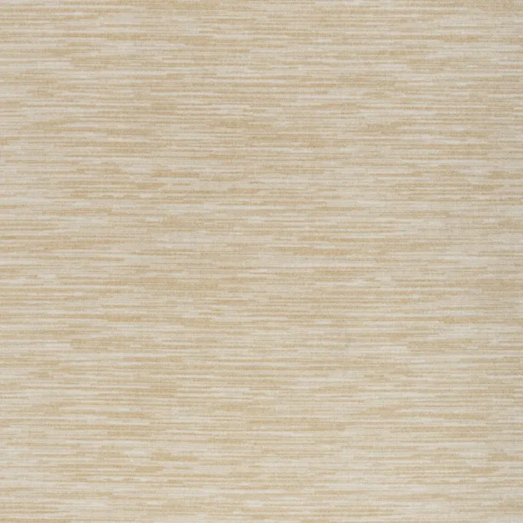 6' X 9' Ivory And Gold Abstract Indoor Outdoor Area Rug