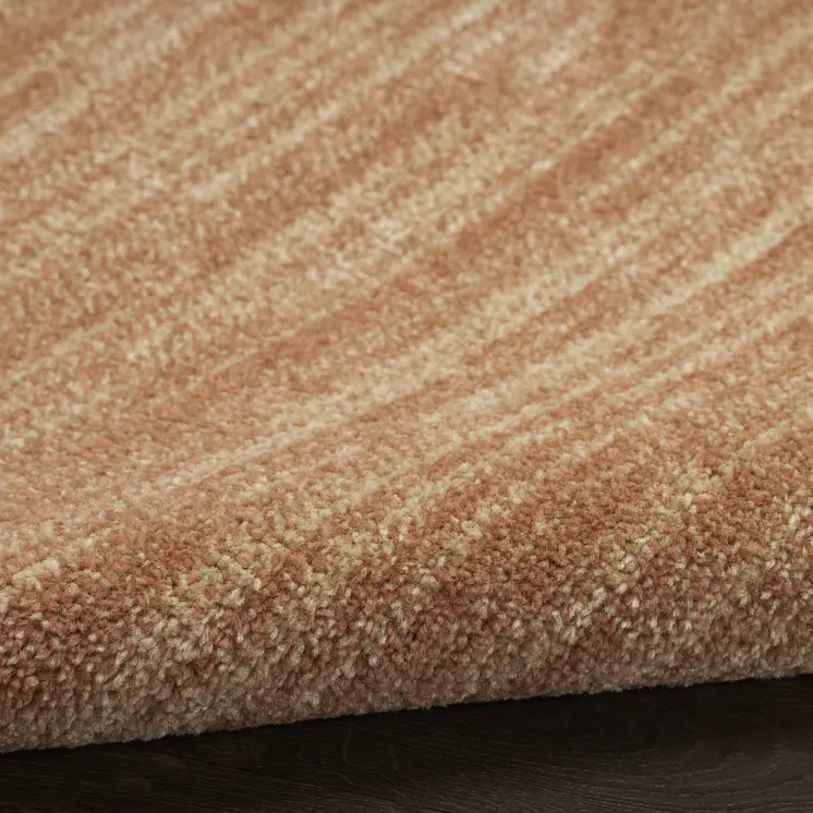 7' X 10' Rust Abstract Indoor Outdoor Area Rug