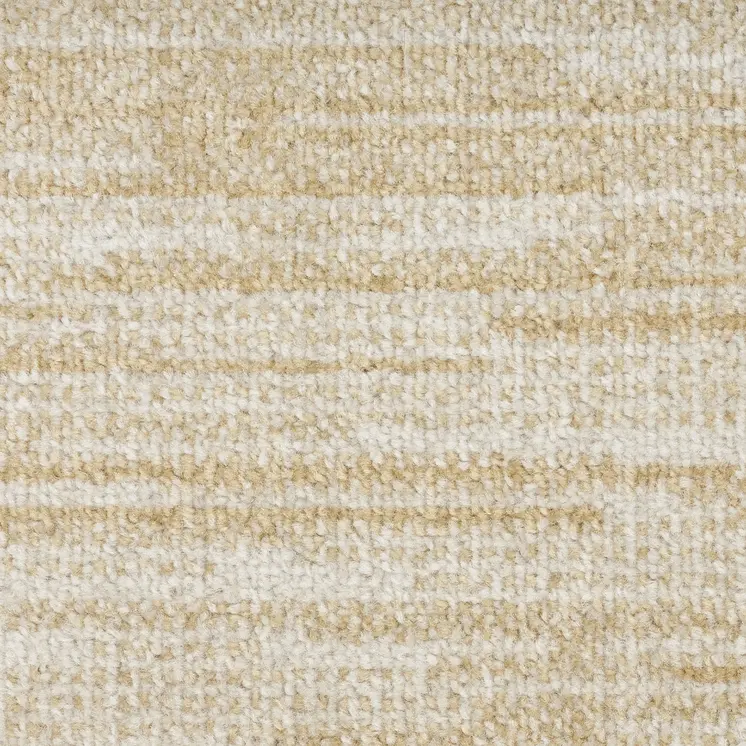 8' X 10' Ivory And Gold Abstract Indoor Outdoor Area Rug