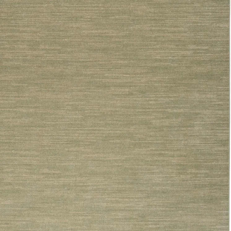 9' X 12' Green And Gold Abstract Indoor Outdoor Area Rug