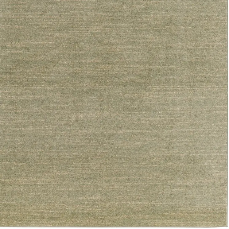 9' Green And Gold Square Abstract Indoor Outdoor Area Rug