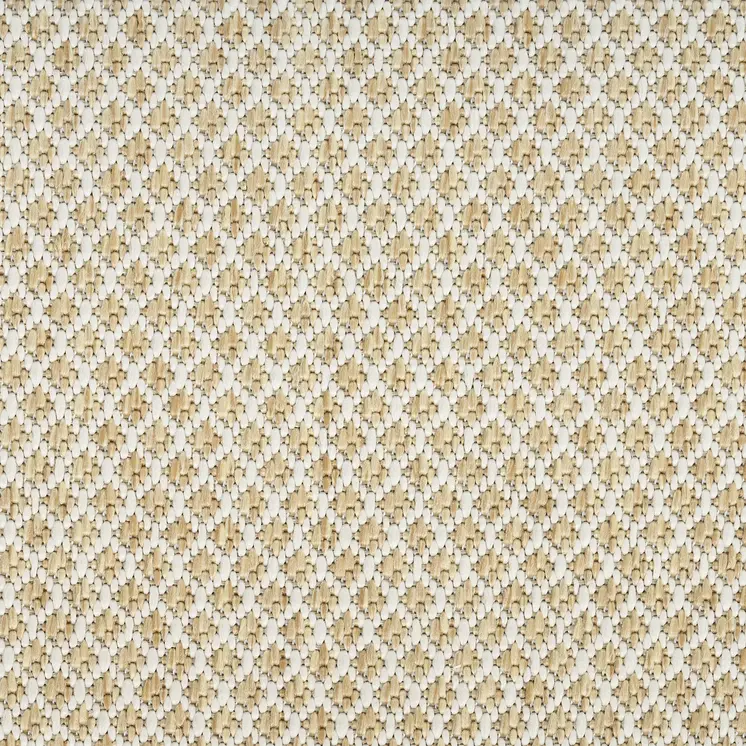 9' X 12' Natural Geometric Indoor Outdoor Area Rug