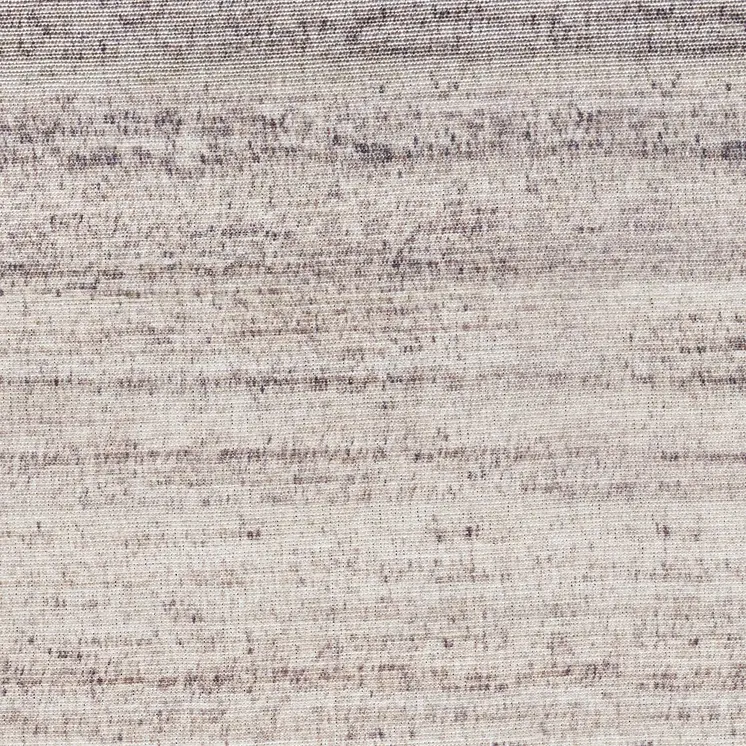 6' Ivory and Light Brown Abstract Washable Runner Rug