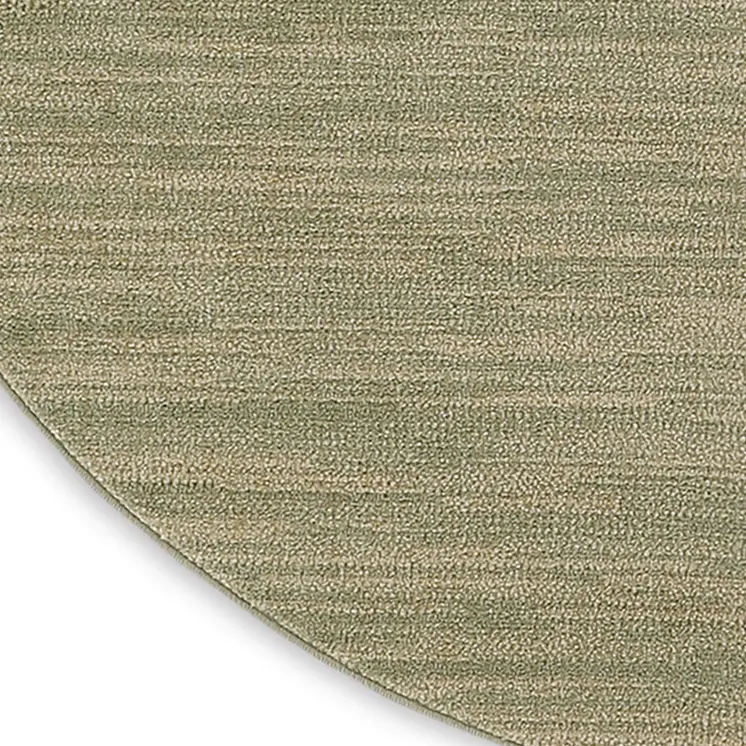 4' Green And Gold Round Abstract Indoor Outdoor Area Rug