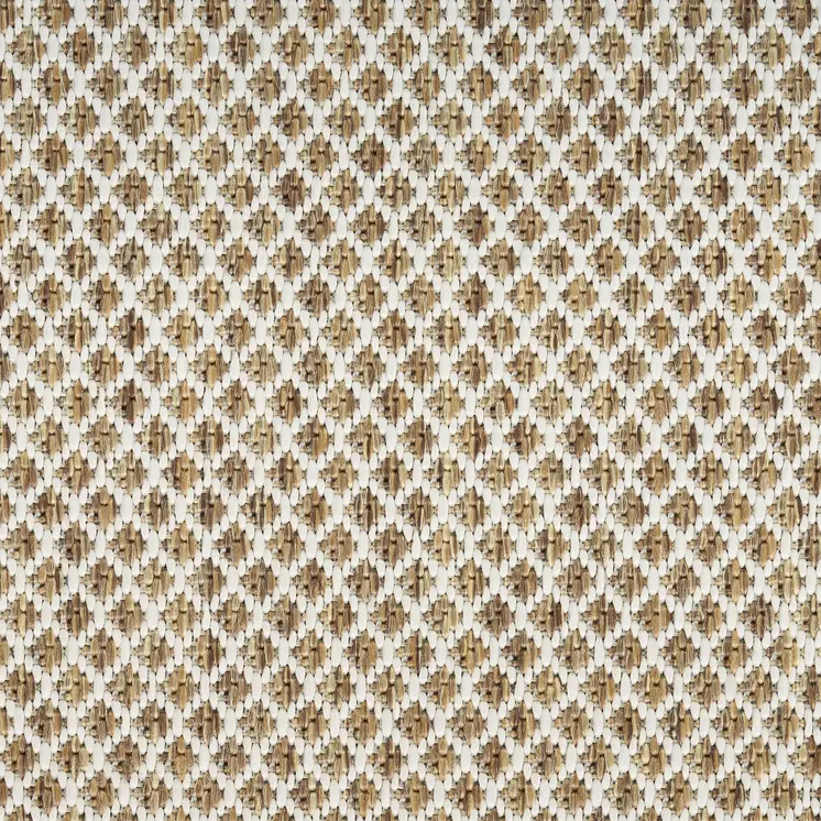 2' X 3' Natural And Ivory Geometric Indoor Outdoor Area Rug