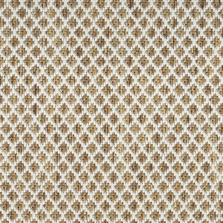 2' X 3' Natural And Ivory Geometric Indoor Outdoor Area Rug