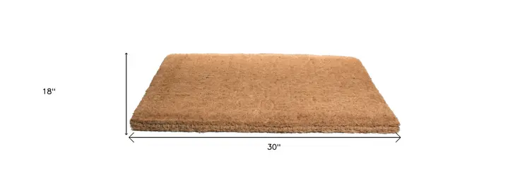 18" X 30" Brown Coir Outdoor Door Mat