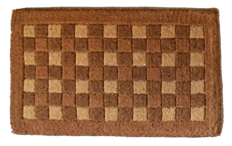 18" X 30" Brown Coir Outdoor Door Mat