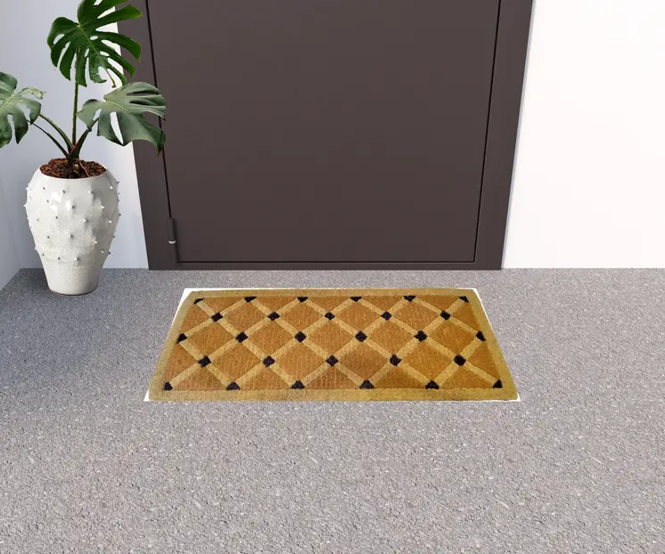 18" X 30" Brown Coir Outdoor Door Mat