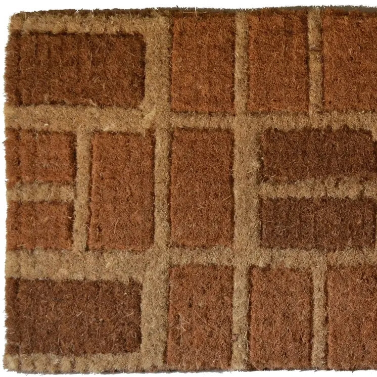 18" X 30" Brown Coir Outdoor Door Mat