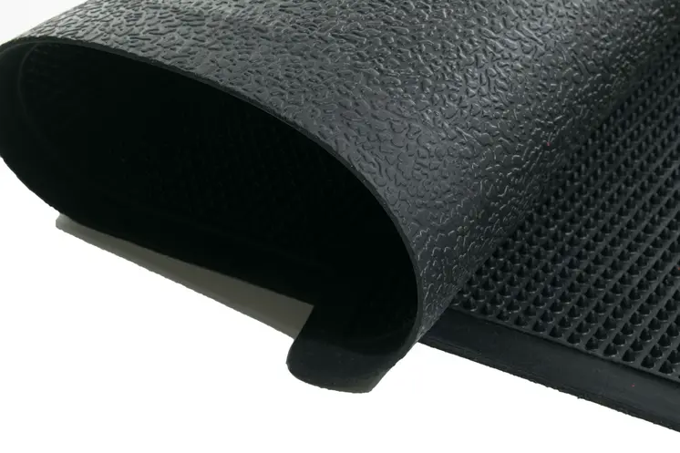 24" X 40" Black Rubber Outdoor Door Mat
