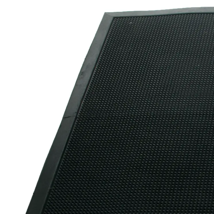 32" X 48" Black Rubber Outdoor Door Mat