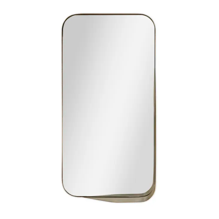 28" Bronze Metal Accent Mirror