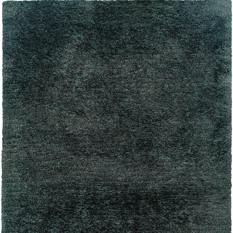5' X 7' Charcoal Shag Hand Tufted Area Rug