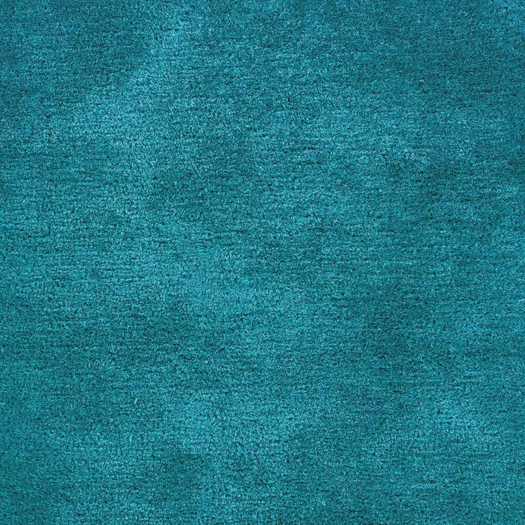 5' X 7' Teal Shag Hand Tufted Area Rug