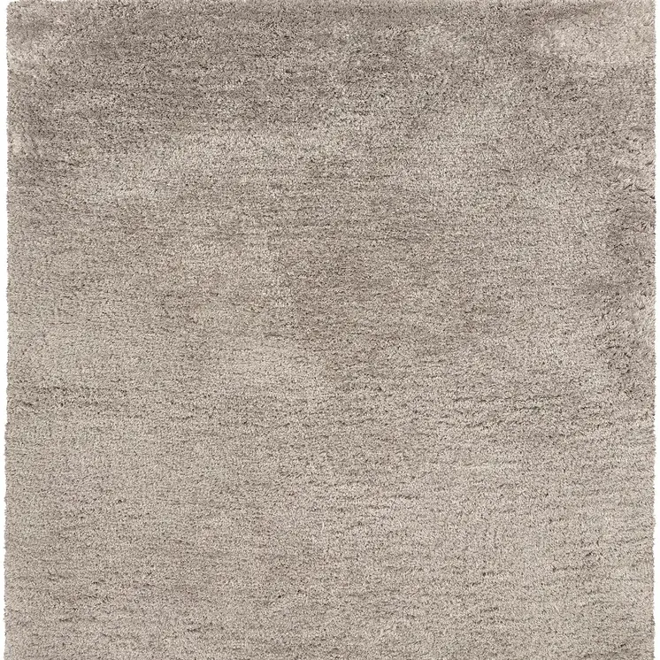 5' X 7' Silver Shag Hand Tufted Area Rug